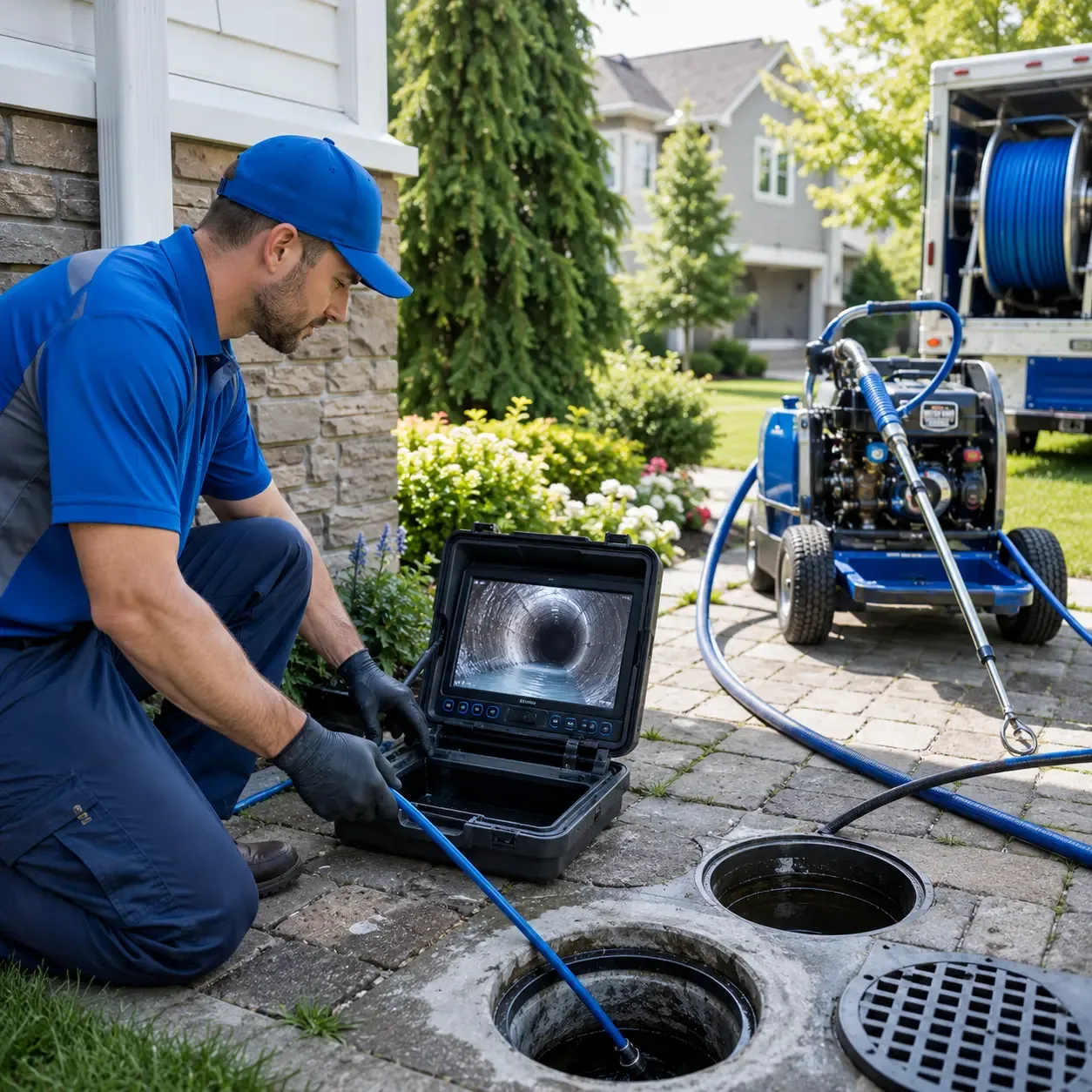 Outdoor drain cleaning professionals serving Gueydan, LA